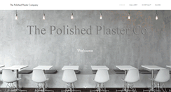 Desktop Screenshot of polishedplaster.co.uk